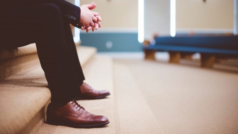 Man in Church